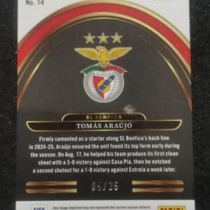 Alternative view of Tomas Araujo Select RC Numbered 5/25